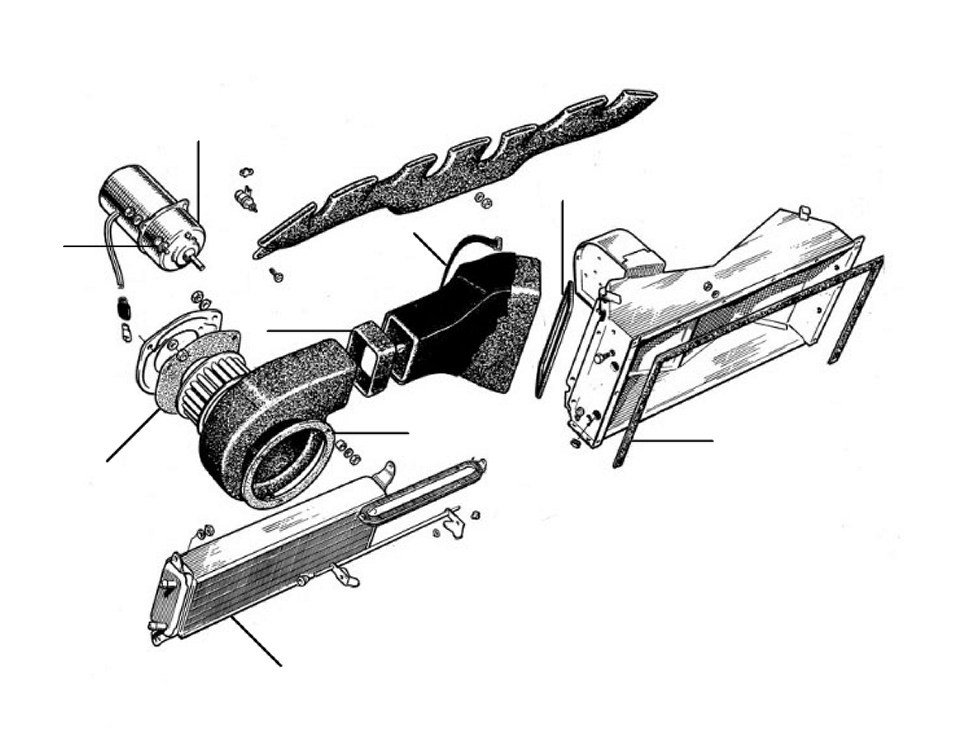 Blower motors before 30000 1965 - Blower Motors